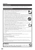 Preview for 3 page of Sharp Aquos LC-32SH330E Operation Manual