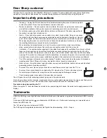 Preview for 4 page of Sharp Aquos LC-32WD1E Operation Manual