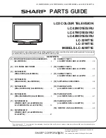 Предварительный просмотр 137 страницы Sharp Aquos LC-32WT1E Service Manual