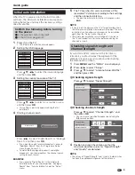 Предварительный просмотр 11 страницы Sharp AQUOS LC-32XL8E Operation Manual