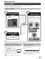 Предварительный просмотр 25 страницы Sharp AQUOS LC-32XL8E Operation Manual