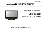 Preview for 2 page of Sharp AQUOS LC-37D43U Parts Manual