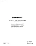 Предварительный просмотр 22 страницы Sharp AQUOS LC-37D43U Service Manual