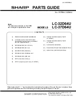 Preview for 94 page of Sharp Aquos LC 37D64U Service Manual