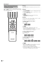 Предварительный просмотр 17 страницы Sharp Aquos LC-37D90U Operation Manual