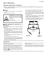 Предварительный просмотр 3 страницы Sharp Aquos LC-37D90U Service Manual