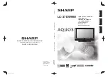 Preview for 1 page of Sharp AQUOS LC-37DW99U Operation Manual