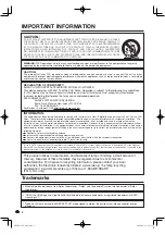 Preview for 4 page of Sharp AQUOS LC-37DW99U Operation Manual