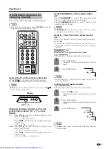 Предварительный просмотр 24 страницы Sharp AQUOS LC-37HV4U Operation Manual