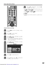 Предварительный просмотр 30 страницы Sharp AQUOS LC-37HV4U Operation Manual