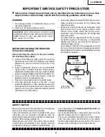 Предварительный просмотр 3 страницы Sharp Aquos LC-37SH20U Service Manual