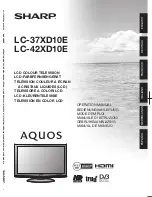 Предварительный просмотр 1 страницы Sharp AQUOS LC-37XD10E Operation Manual