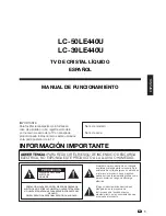 Предварительный просмотр 89 страницы Sharp Aquos LC-39LE440U Operation Manual