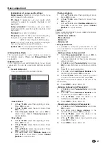 Предварительный просмотр 25 страницы Sharp AQUOS LC-39LE654E Operation Manual