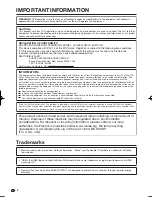 Preview for 4 page of Sharp Aquos LC 40E77UN Operation Manual