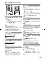 Preview for 17 page of Sharp Aquos LC 40E77UN Operation Manual