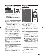 Preview for 25 page of Sharp Aquos LC 40E77UN Operation Manual