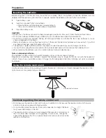 Предварительный просмотр 8 страницы Sharp Aquos LC-40LE540E Operation Manual