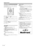 Preview for 57 page of Sharp AQUOS LC-40LE810UN Operation Manual