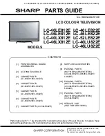 Preview for 41 page of Sharp AQUOS LC-40LE812E Service Manual