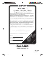 Предварительный просмотр 2 страницы Sharp Aquos LC-40LE820X Operation Manual