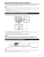 Предварительный просмотр 49 страницы Sharp AQUOS LC-40LE835U Operation Manual