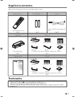 Предварительный просмотр 6 страницы Sharp AQUOS LC-42A65M Operation Manual