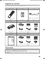 Предварительный просмотр 6 страницы Sharp AQUOS LC-42A85M Operation Manual