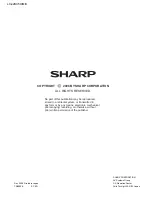 Предварительный просмотр 154 страницы Sharp Aquos LC-42BX5H Service Manual