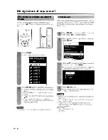 Предварительный просмотр 31 страницы Sharp AQUOS LC-42D64U Operation Manual