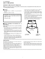 Предварительный просмотр 2 страницы Sharp AQUOS LC-42D64U Service Manual