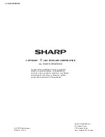 Предварительный просмотр 172 страницы Sharp AQUOS LC-42D64U Service Manual