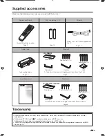 Предварительный просмотр 7 страницы Sharp AQUOS LC-42D83M Operation Manual