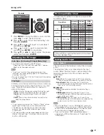 Preview for 49 page of Sharp AQUOS LC-42LE540U Operation Manual