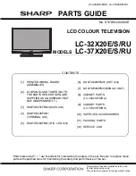 Preview for 157 page of Sharp Aquos LC-42X20E Service Manual