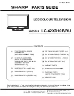 Предварительный просмотр 157 страницы Sharp AQUOS LC-42XD10E Service Manual