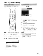 Предварительный просмотр 22 страницы Sharp Aquos LC-46D82U Operation Manual