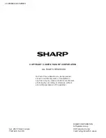 Предварительный просмотр 222 страницы Sharp Aquos LC-46D82U Service Manual