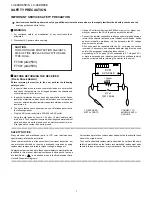 Предварительный просмотр 2 страницы Sharp Aquos LC-46DH65E Service Manual