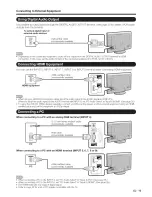 Предварительный просмотр 14 страницы Sharp AQUOS LC-46E77U Operation Manual