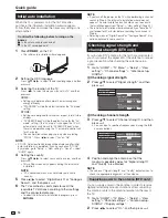 Preview for 20 page of Sharp Aquos LC-46LE840X Operation Manual