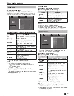 Preview for 67 page of Sharp Aquos LC-46LE840X Operation Manual