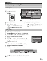 Предварительный просмотр 23 страницы Sharp AQUOS LC-46LE925E Operation Manual