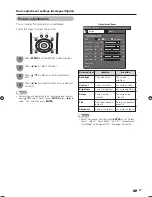 Предварительный просмотр 29 страницы Sharp Aquos LC-46PD7X Operation Manual