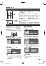 Предварительный просмотр 17 страницы Sharp Aquos LC 46SE94U Operation Manual