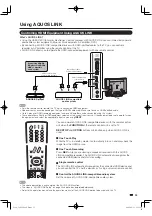 Предварительный просмотр 37 страницы Sharp Aquos LC 46SE94U Operation Manual