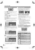 Предварительный просмотр 38 страницы Sharp Aquos LC 46SE94U Operation Manual