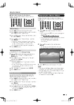 Предварительный просмотр 41 страницы Sharp Aquos LC 46SE94U Operation Manual