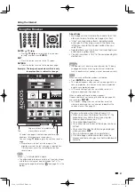 Предварительный просмотр 43 страницы Sharp Aquos LC 46SE94U Operation Manual