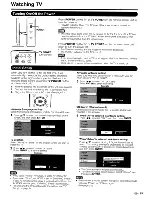 Preview for 16 page of Sharp AQUOS LC-46SE94U Operation Manual